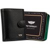Peterson PTN 348Z-CA čierna pánska kožená peňaženka 10 x 13 x 3 cm