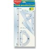 MAPED Start, sada pravítok, plastové, transparentné (4ks)