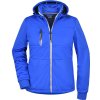 James & Nicholson Bunda JN 1077 Maritim, 3-vrstvá, softshellová, dámská COT021077l3502-nautic blue M Modrá nautic/navy/bílá