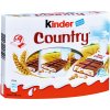 Ferrero Kinder Country plnená mliečna čokoláda s cereáliami 211g