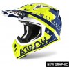 AIROH AVIATOR ACE Blue Gloss Amaze