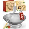 Wok Ken Hom z uhlíkovej ocele na indukciu 36 cm séria Excellence +
