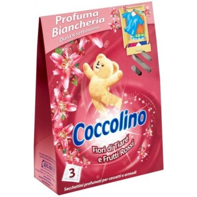 Coccolino voňavé vankúšiky frutti rossi 3 ks