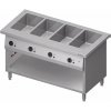 Vodní lázeň čtyřkomorová 4x GN 1/1, 3,2 kW, 1465x750x880 mm | STALGAST, ST217151 inox
