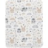 BabiM Mäkká prebaľovacia podložka 50x70 Farba: sovičky