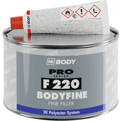 Polyesterový tmel HB Body F220 Bodyfine biely 1 kg