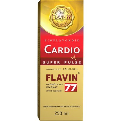 Vita Crystal Flavin 77 Cardio Super Pulse ovocno-bylinný sirup 250 ml