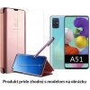 Otváracie Púzdro Luxria Clear View pre Samsung - Ružové Samsung: Galaxy A51
