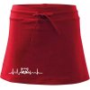 Mýval EKG - Športová sukne - two in one - M ( Červená )