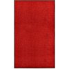 Rohožka pratelná červená 90 x 150 cm Červená 323425