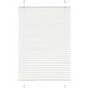 Plisovaná roleta biela 95x100 cm, Šírka látky 94,4 cm