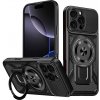 Techsuit - RuggedCam kryt pre iPhone 16 Pro - čierny