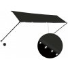 Zaťahovacia markíza s LED svetlom 400x150 cm Dekorhome