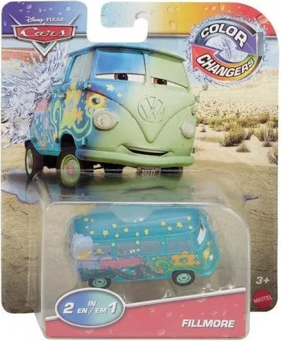 Mattel Cars autíčko měnící barvu Fillmore