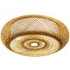 STROPNÉ SVIETIDLO RATTANOVÝ RUČNE TKANÝ, 3XE27, 220V, 40CM