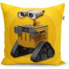 Sablio Vankúš Wall-E robot Žlutý - 40x40 cm