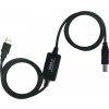 PremiumCord USB 2.0 repeater a propojovací kabel A/M-B/M 10m ku2rep10ab
