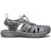 Keen Womens Whisper, Medium Grey/Peacock Green - dámské sandály UK 7,5/US:10/EU:40,5/27 cm