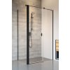 RADAWAY NES BLACK KDS II 110cm pravé dvere do kombinácie / sprchový kút rohový, profil čierny, sklo číre, 10033110-54-01R