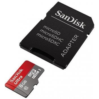 SanDisk microSDHC 8GB N-SDSQUAN-008G od 8,99 € - Heureka.sk