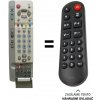 Senior Panasonic EUR511200, EUR511210, EUR511211 náhradný diaľkový ovládač pre seniorov