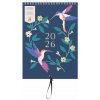 Busy B Nástenný kalendár pre páry Birds 2026