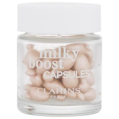 Clarins Milky Boost Capsules rozjasňující a vyživující make-up v kapslích 01 30 x 0,2 ml