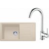 FRANKE SETG267SA fragranit. drez 780x435mm BSG 611-78/39 Sahara+batéria FP 9000.031 Chróm FRA 114.0700.756