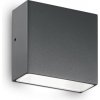 Exteriérové nástenné svietidlo Ideal lux 113753 TETRIS-1 AP1 ANTRACITE 1xG9 15W antracit IP44