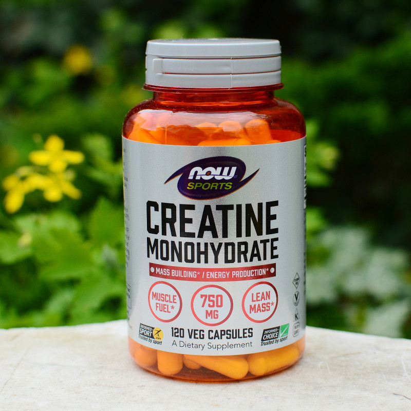 NOW Foods Creatine Monohydrate 750 120 kapsúl