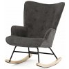 AUTRONIC Hojdacie kreslo, šedá, látka, AK-373 GREY2