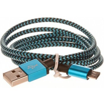 CellFish PLUSBKABELBLUE USB/micro USB, 1m, modrý