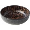 MIJ Jedálenská misa Bronze Corvenging hnedá keramika 15 cm