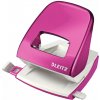 Celokovový stolový dierovač Leitz New NeXXt WOW 5008, metalická růžová