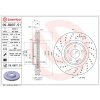 BREMBO Brzdový kotúč 09.B807.51