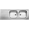 BLANCO TOP EZS 12x4-2 nerez prírodný lesk