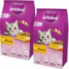 WHISKAS Adult 14kg (2x7kg) - suché krmivo pre dospelé mačky, s lahodným kuracím mäsom