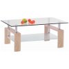 Halmar Konferenčný stolík 55x110 cm číra/dub sonoma HA0122 + záruka 3 roky zadarmo + záruka 3 roky zadarmo
