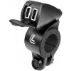 LAMPA Zástrčka na riadidlá motocykla USB-Fix TREK - 38828
