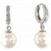 Strieborné náušnice s perlami