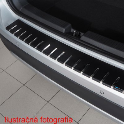 Profilovaná lišta nárazníka - nerez s karbónovou fóliou pre BMW X6, 2015-19 / (F16)