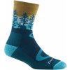 DARN TOUGH Dámske trekové ponožky HIKE/TREK LIGHTWEIGHT MERINO CUSHION MICRO CREW dark teal Veľkosť: L