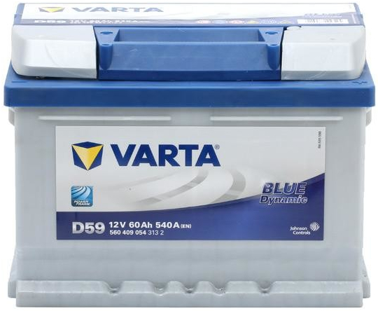 Minibagger Batterie VARTA BLUE Dynamisch 12V - 60AH - 540A