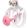 Pas cnosti Guardian Chastity Cage Clear Veľkosť 0 CELLMATE