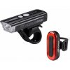 Světlo na kolo Force Futuro sada USB přední + zadní (454083)