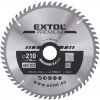 EXTOL PREMIUM kotouč pilový s SK plátky, O 210x3,0x30mm, 60T
