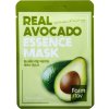 Farmstay - Real Avocado Essence Mask 23ml hydratačná pleťová maska na výživu a rozjasnenie