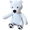 Mäkká pískajúca hračka do vody pre psov Nobby Floating ľadový medveď 27 cm