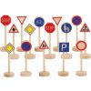 Goki Drevené dopravné značky, 15 ks