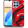 Picasee silikónový čierny obal pre Honor X6 - Red black
